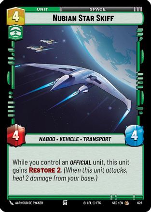 Nubian Star Skiff (626) (Foil) (626) [Secrets of Power] - Fantasy Flight Games - Card Brawlers | Quebec | Canada |