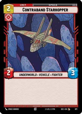 Contraband Starhopper (671) (Foil) (671) [Secrets of Power] - Fantasy Flight Games - Card Brawlers | Quebec | Canada |