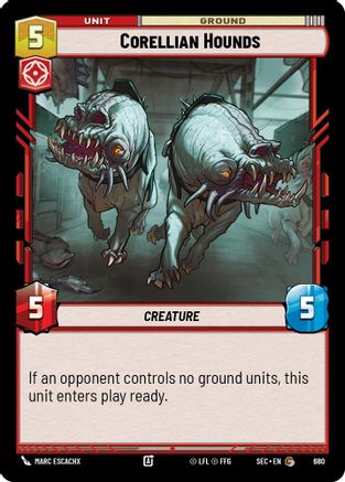 Corellian Hounds (680) (Foil) (680) [Secrets of Power] - Fantasy Flight Games - Card Brawlers | Quebec | Canada |