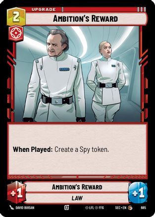 Ambition's Reward (685) (Foil) (685) [Secrets of Power] - Fantasy Flight Games - Card Brawlers | Quebec | Canada |