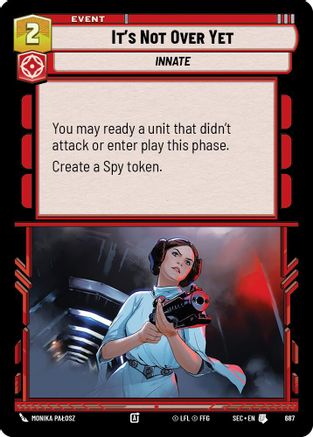 It's Not Over Yet (687) (Foil) (687) [Secrets of Power] - Fantasy Flight Games - Card Brawlers | Quebec | Canada |
