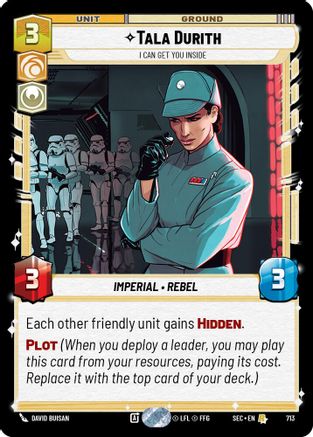 Tala Durith - I Can Get You Inside (Foil) (713) (713) [Secrets of Power] - Fantasy Flight Games - Card Brawlers | Quebec | Canada |