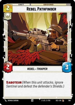 Rebel Pathfinder (760) (Foil) (760) [Secrets of Power] - Fantasy Flight Games - Card Brawlers | Quebec | Canada |