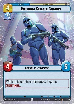 Rotunda Senate Guards (327) (Hyperspace) (327) [Secrets of Power] - Fantasy Flight Games - Card Brawlers | Quebec | Canada |