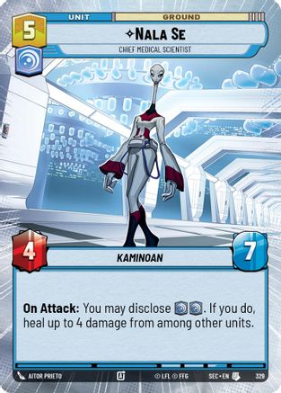 Nala Se - Chief Medical Scientist (Hyperspace) (329) (329) [Secrets of Power] - Fantasy Flight Games - Card Brawlers | Quebec | Canada |