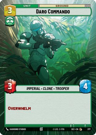 Daro Commando (377) (Hyperspace) (377) [Secrets of Power] - Fantasy Flight Games - Card Brawlers | Quebec | Canada |