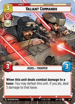 Valiant Commando (414) (Hyperspace) (414) [Secrets of Power] - Fantasy Flight Games - Card Brawlers | Quebec | Canada |