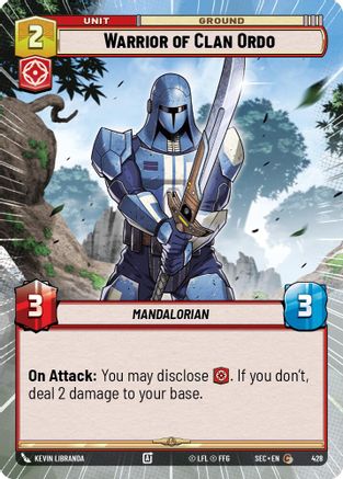 Warrior of Clan Ordo (428) (Hyperspace) (428) [Secrets of Power] - Fantasy Flight Games - Card Brawlers | Quebec | Canada |