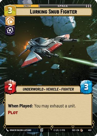 Lurking Snub Fighter (453) (Hyperspace) (453) [Secrets of Power] - Fantasy Flight Games - Card Brawlers | Quebec | Canada |