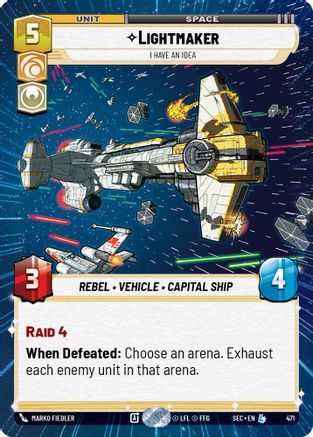 Lightmaker - I Have An Idea (Hyperspace) (471) (471) [Secrets of Power] - Fantasy Flight Games - Card Brawlers | Quebec | Canada |