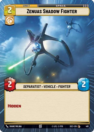Zenuas Shadow Fighter (481) (Hyperspace) (481) [Secrets of Power] - Fantasy Flight Games - Card Brawlers | Quebec | Canada |
