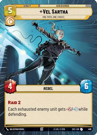 Vel Sartha - One Path, One Choice (Hyperspace) (488) (488) [Secrets of Power] - Fantasy Flight Games - Card Brawlers | Quebec | Canada |