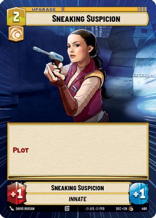 Sneaking Suspicion (490) (Hyperspace) (490) [Secrets of Power] - Fantasy Flight Games - Card Brawlers | Quebec | Canada |