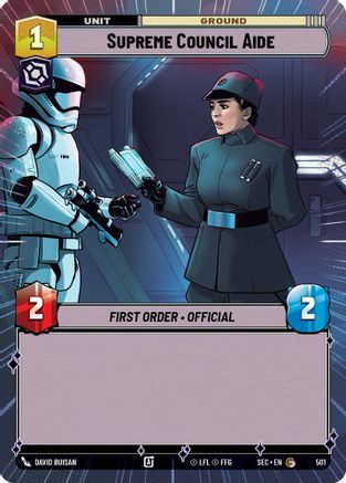 Supreme Council Aide (501) (Hyperspace) (501) [Secrets of Power] - Fantasy Flight Games - Card Brawlers | Quebec | Canada |