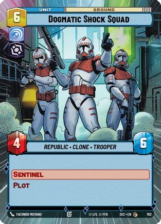 Dogmatic Shock Squad (792) (Hyperspace Foil) (792) [Secrets of Power] - Fantasy Flight Games - Card Brawlers | Quebec | Canada |