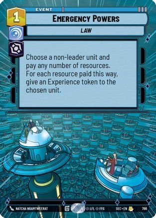 Emergency Powers (796) (Hyperspace Foil) (796) [Secrets of Power] - Fantasy Flight Games - Card Brawlers | Quebec | Canada |