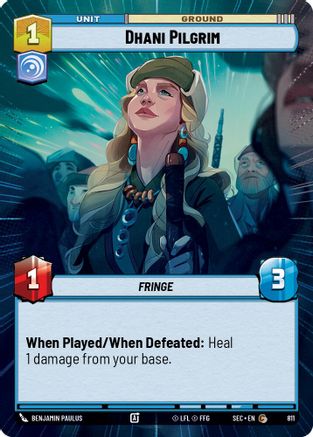 Dhani Pilgrim (811) (Hyperspace Foil) (811) [Secrets of Power] - Fantasy Flight Games - Card Brawlers | Quebec | Canada |