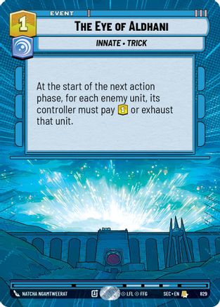 The Eye of Aldhani (829) (Hyperspace Foil) (829) [Secrets of Power] - Fantasy Flight Games - Card Brawlers | Quebec | Canada |