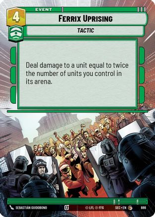 Ferrix Uprising (886) (Hyperspace Foil) (886) [Secrets of Power] - Fantasy Flight Games - Card Brawlers | Quebec | Canada |