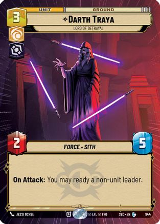 Darth Traya - Lord of Betrayal (Hyperspace Foil) (944) (944) [Secrets of Power] - Fantasy Flight Games - Card Brawlers | Quebec | Canada |