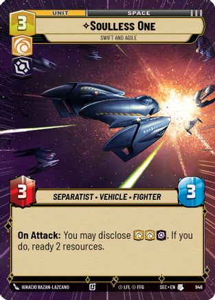 Soulless One - Swift and Agile (Hyperspace Foil) (946) (946) [Secrets of Power] - Fantasy Flight Games - Card Brawlers | Quebec | Canada |