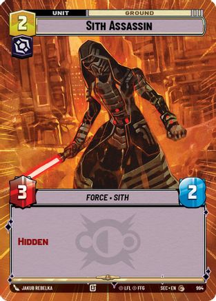 Sith Assassin (994) (Hyperspace Foil) (994) [Secrets of Power] - Fantasy Flight Games - Card Brawlers | Quebec | Canada |