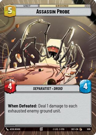 Assassin Probe (1019) (Hyperspace Foil) (1019) [Secrets of Power] - Fantasy Flight Games - Card Brawlers | Quebec | Canada |