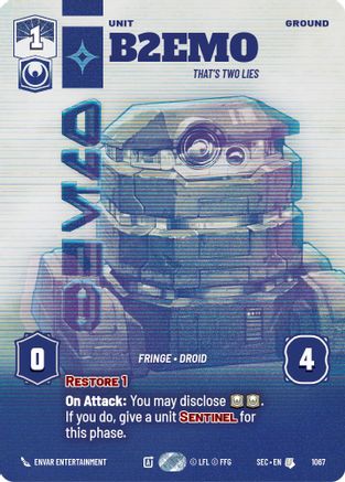 B2EMO - That's Two Lies (Prestige) (1067) (1067) [Secrets of Power] - Fantasy Flight Games - Card Brawlers | Quebec | Canada |
