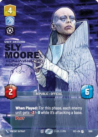 Sly Moore - Witness to Power (Prestige Foil) (1088) (1088) [Secrets of Power] - Fantasy Flight Games - Card Brawlers | Quebec | Canada |