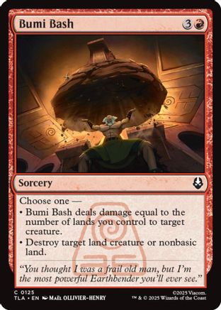 Bumi Bash [Avatar: The Last Airbender] - Magic: The Gathering - Card Brawlers | Quebec | Canada |