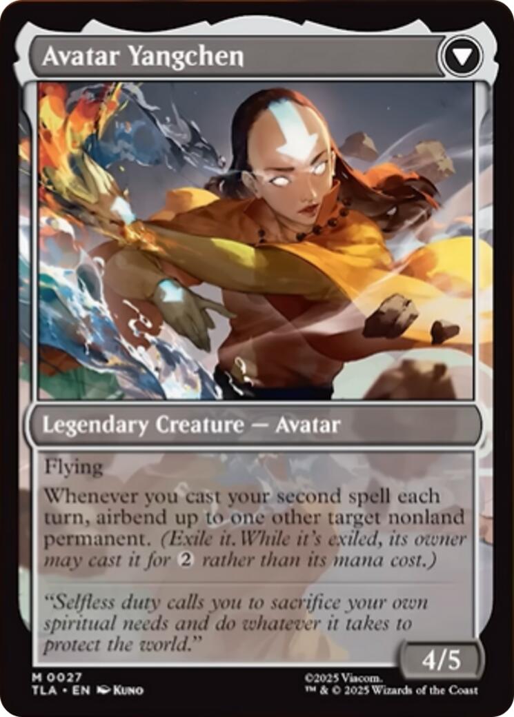 The Legend of Yangchen [Avatar: The Last Airbender] - Magic: The Gathering - Card Brawlers | Quebec | Canada |