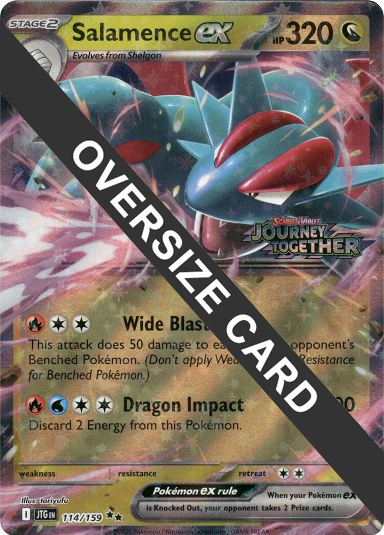 Salamence ex (114/159) (Jumbo Card) [Scarlet & Violet: Journey Together] - Pokémon - Card Brawlers | Quebec | Canada |