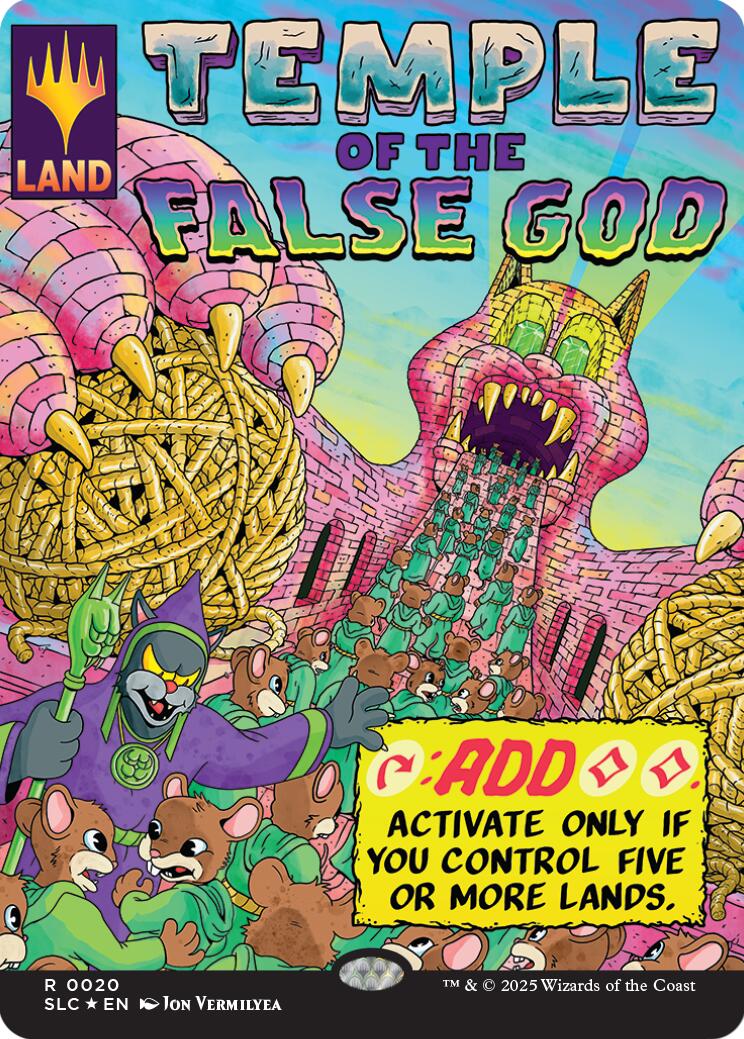 Temple of the False God (Halo Foil) [Secret Lair Countdown Kit] - Magic: The Gathering - Card Brawlers | Quebec | Canada |