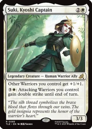 Suki, Kyoshi Captain [Avatar: The Last Airbender: Eternal-Legal] - Magic: The Gathering - Card Brawlers | Quebec | Canada |