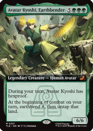 Avatar Kyoshi, Earthbender (Extended Art) [Avatar: The Last Airbender: Eternal-Legal] - Magic: The Gathering - Card Brawlers | Quebec | Canada |