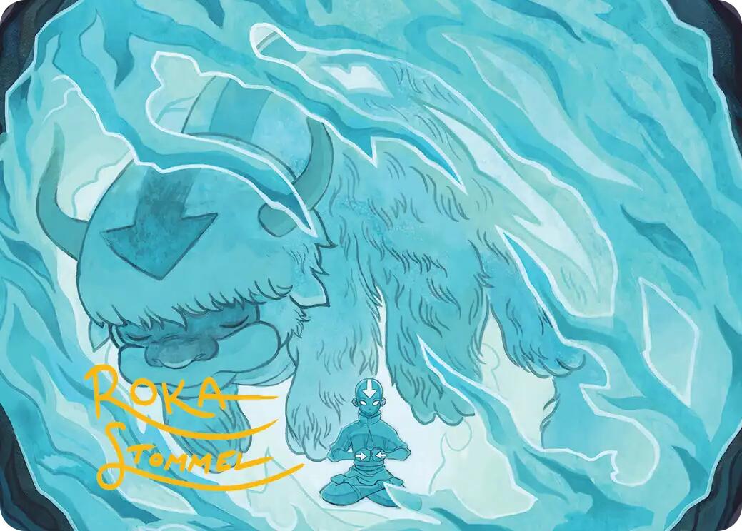 Aang's Iceberg 2 Art Card (Gold-Stamped Signature) [Avatar: The Last Airbender Art Series] - Magic: The Gathering - Card Brawlers | Quebec | Canada |