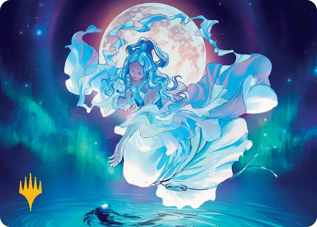 Yue, the Moon Spirit Art Card (Gold-Stamped Planeswalker Symbol) [Avatar: The Last Airbender Art Series] - Magic: The Gathering - Card Brawlers | Quebec | Canada |