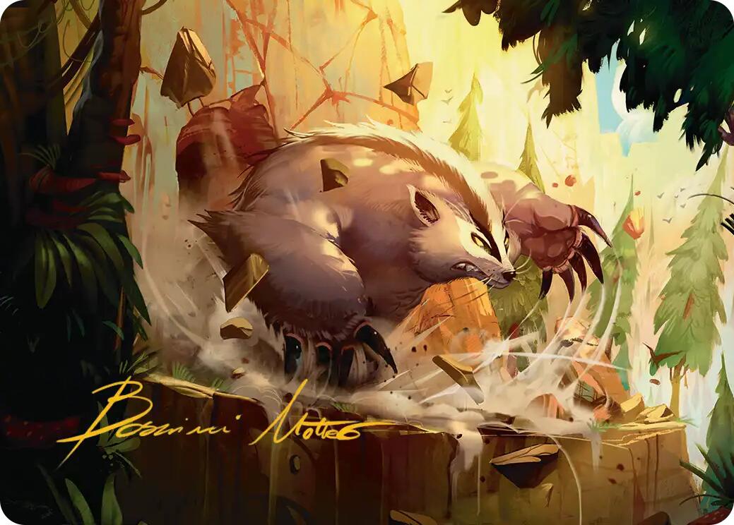 Badgermole Art Card (Gold-Stamped Signature) [Avatar: The Last Airbender Art Series] - Magic: The Gathering - Card Brawlers | Quebec | Canada |