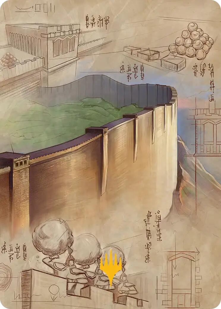 The Walls of Ba Sing Se Art Card (Gold-Stamped Planeswalker Symbol) [Avatar: The Last Airbender Art Series] - Magic: The Gathering - Card Brawlers | Quebec | Canada |