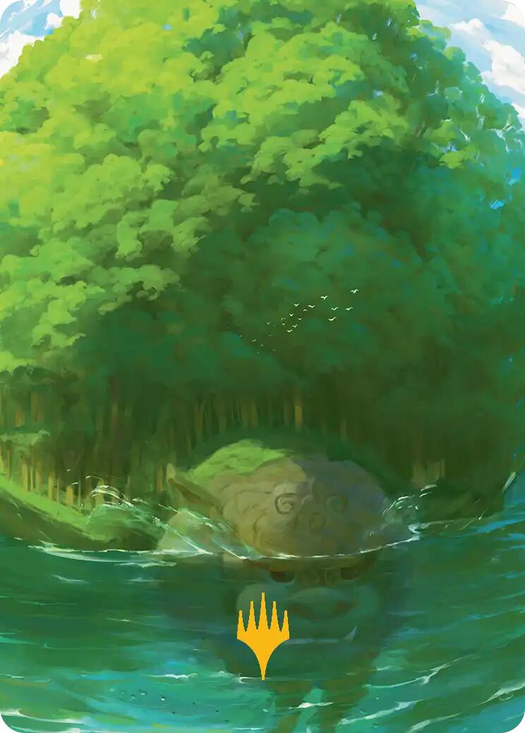 Forest Art Card (Gold-Stamped Planeswalker Symbol) [Avatar: The Last Airbender Art Series] - Magic: The Gathering - Card Brawlers | Quebec | Canada |