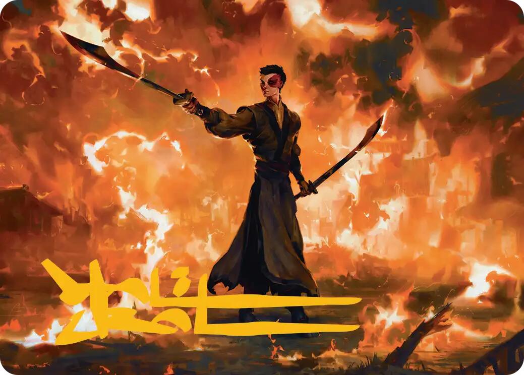 Zuko, Conflicted Art Card (Gold-Stamped Signature) [Avatar: The Last Airbender Art Series] - Magic: The Gathering - Card Brawlers | Quebec | Canada |