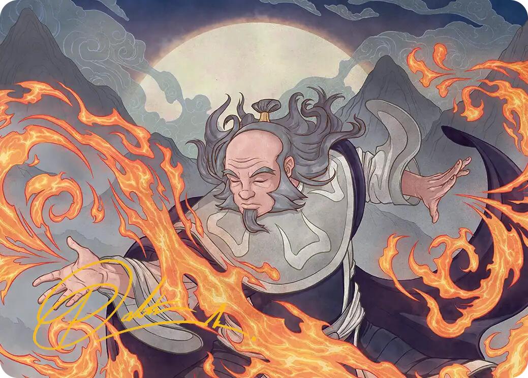 Iroh, Grand Lotus Art Card (Gold-Stamped Signature) [Avatar: The Last Airbender Art Series] - Magic: The Gathering - Card Brawlers | Quebec | Canada |