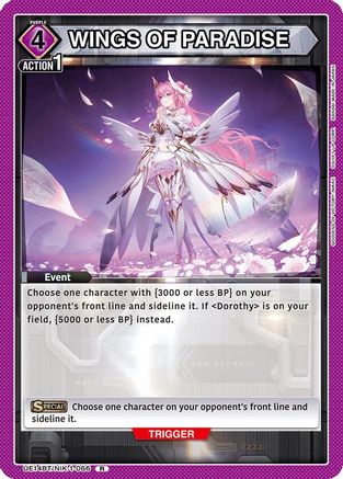 WINGS OF PARADISE (UE14BT/NIK-1-066) - UE14BT GODDESS OF VICTORY NIKKE Foil