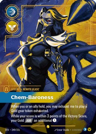 Renata Glasc - Chem-Baroness (Overnumbered) (249/221) - Spiritforged Foil - Spiritforged - Card Brawlers | Quebec | Canada |