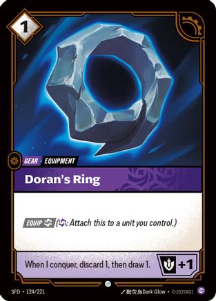Doran's Ring (124/221) - Spiritforged - Spiritforged - Card Brawlers | Quebec | Canada |