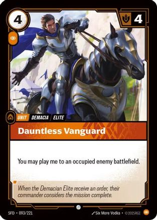 Dauntless Vanguard (093/221) - Spiritforged Foil - Spiritforged - Card Brawlers | Quebec | Canada |