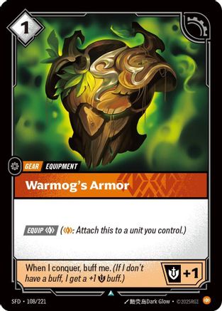 Warmog's Armor (108/221) - Spiritforged Foil - Spiritforged - Card Brawlers | Quebec | Canada |