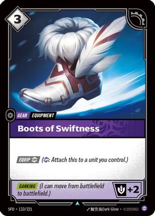 Boots of Swiftness (133/221) - Spiritforged Foil - Spiritforged - Card Brawlers | Quebec | Canada |