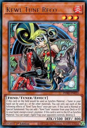 Kewl Tune Reco [PHRE-EN033] Ultra Rare - Phantom Revenge - Card Brawlers | Quebec | Canada |