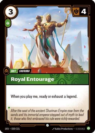 Royal Entourage (039/221) - Spiritforged - Spiritforged - Card Brawlers | Quebec | Canada |